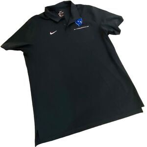 Mens nike dri-fit polo golf shirt with angry bird over chest pocket size xl